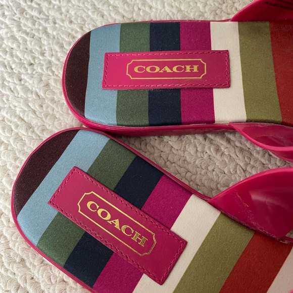 Coach Rikki Jelly Sandals - Size 5 - Picture 3 of 5